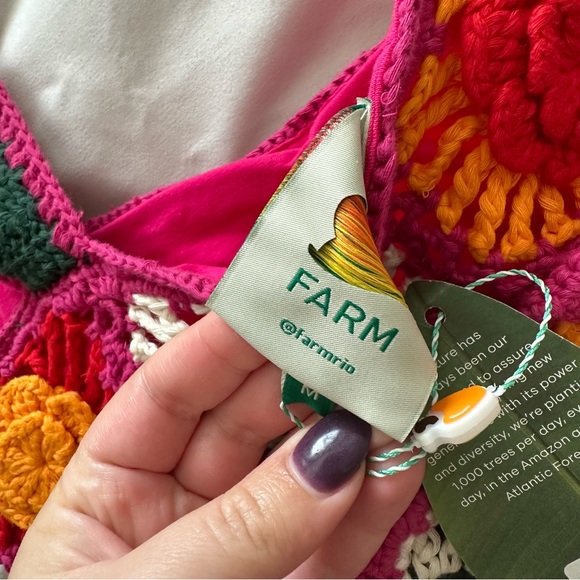 FARM Rio || crochet flowers top - Picture 6 of 7